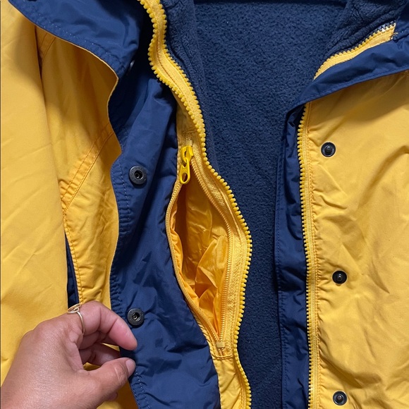 Columbia Interchange Core Winter Jacket in yellow and blue. - Picture 7 of 15